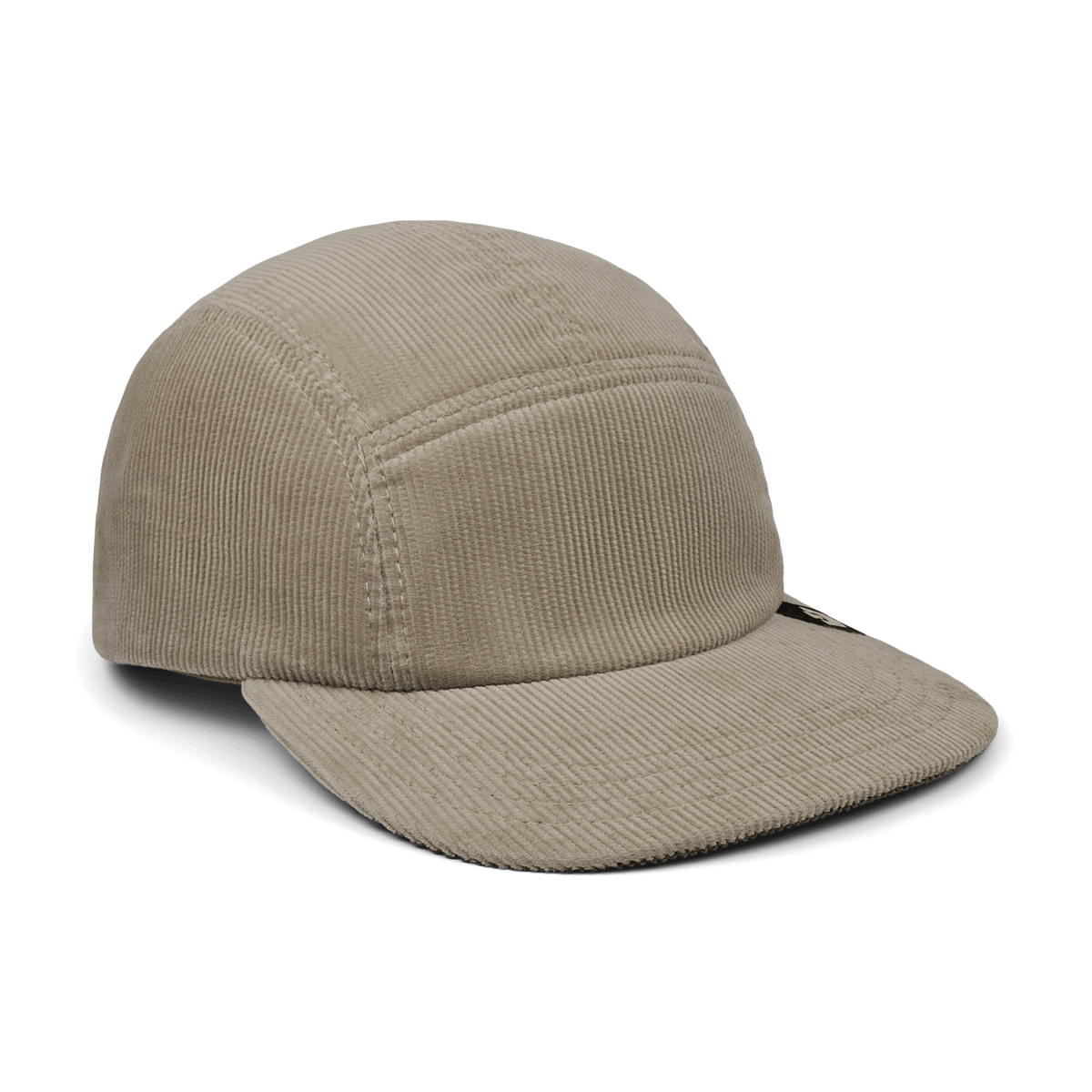 The Meadow Creek baseball cap by Goorin Bros. is a beige cotton corduroy cap with a curved brim, shown at a slight angle on a white background. This adjustable cap is made in the USA.