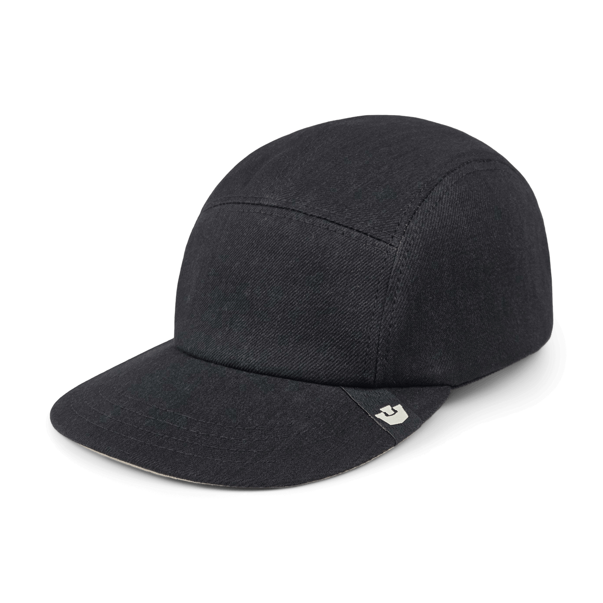 The Goorin Bros. East Lake is a low-profile black baseball cap made from 100% cotton, featuring a small white logo tag on the brim, shown against a plain light background.