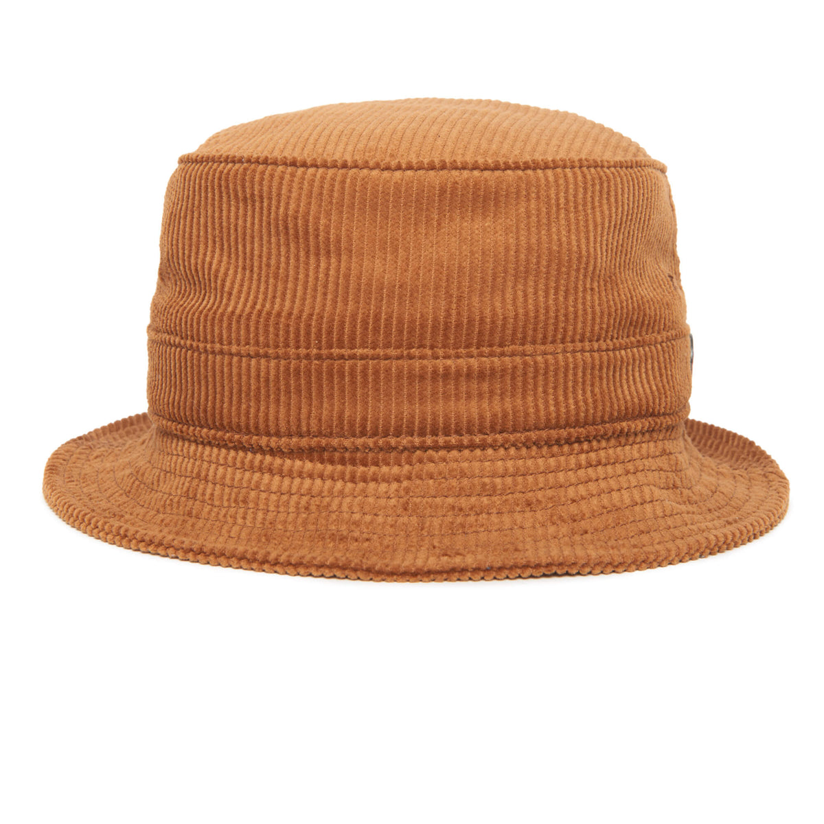The Great Oaks bucket hat by Goorin Bros. features rich brown corduroy and a gently sloping brim, shown against a plain white background, offering a timeless look that’s perfect for cool-weather style.