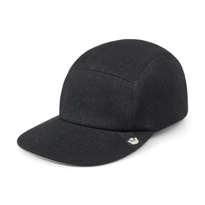 The Goorin Bros. East Lake is a low-profile black baseball cap made from 100% cotton, featuring a small white logo tag on the brim, shown against a plain light background.