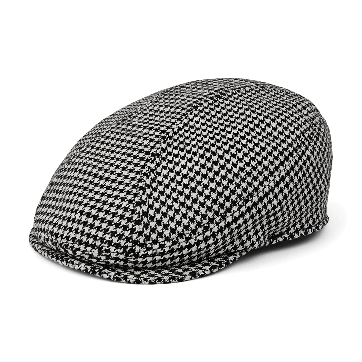 The Goorin Bros. Norwood is a classic black and white houndstooth flatcap, shown against a plain white background.
