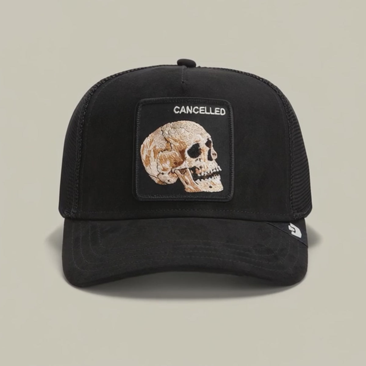 Bold Suede Skull